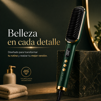🔥LissPro™ - Cepillo Alisador - Cabello liso en instantes + Regalo Especial Día de la Madre 🎁