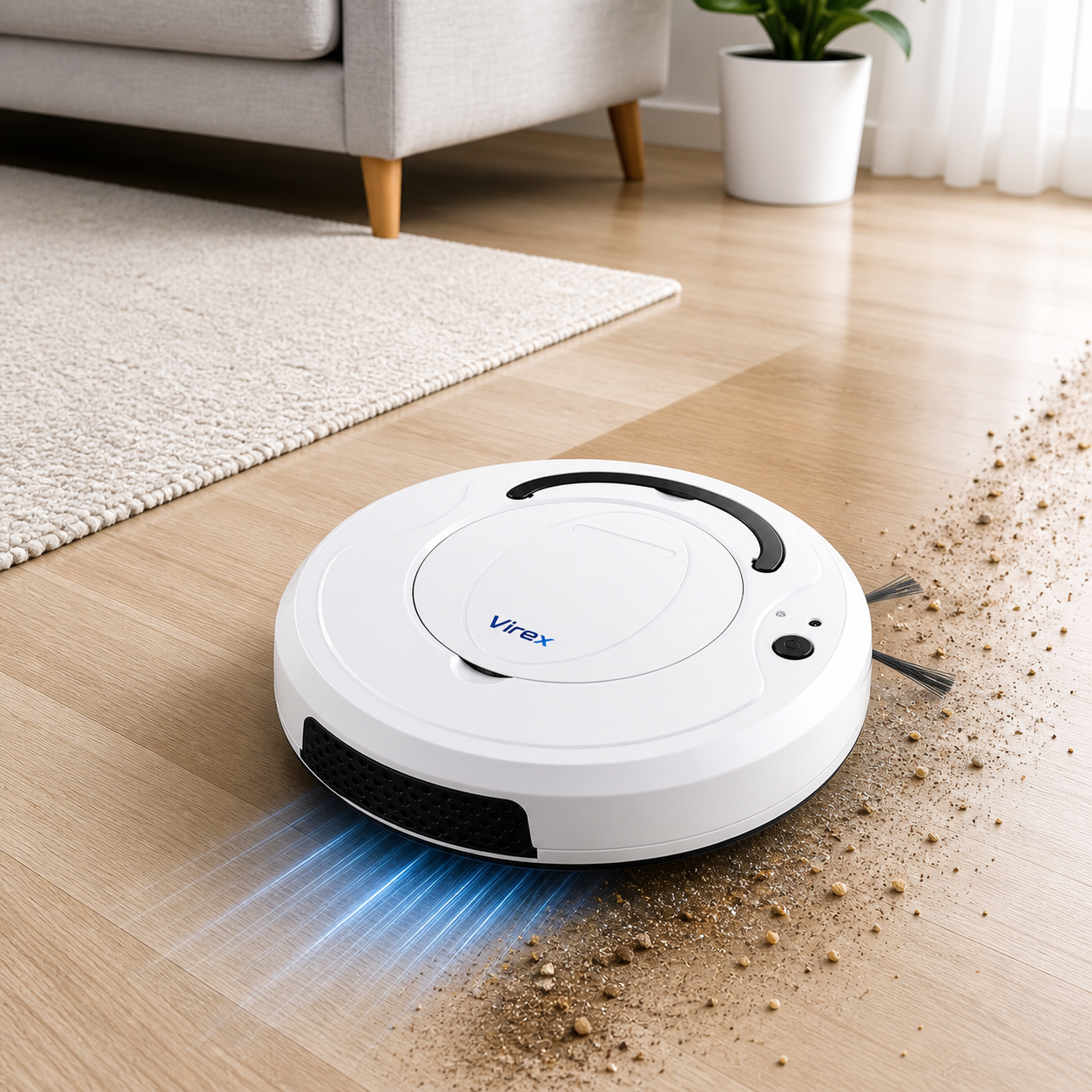🔵 Virex™ - Robot Aspirador 3 en 1 – Limpieza Total sin Esfuerzo 💧