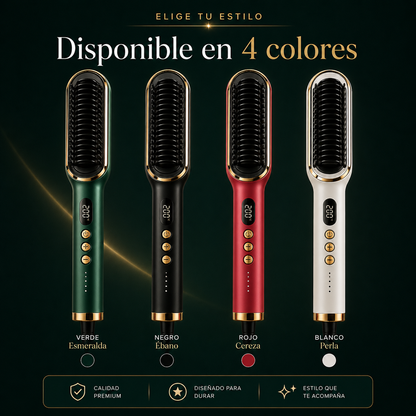 🔥LissPro™ - Cepillo Alisador - Cabello liso en instantes + Regalo Especial Día de la Madre 🎁