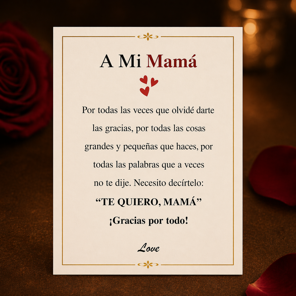 ❤ KIT AMOR ETERNO™ – Joyero con Rosa Eterna + Collar Trébol Transformable + Mensaje para Mamá – El regalo más especial que tocará su corazón 🎁
